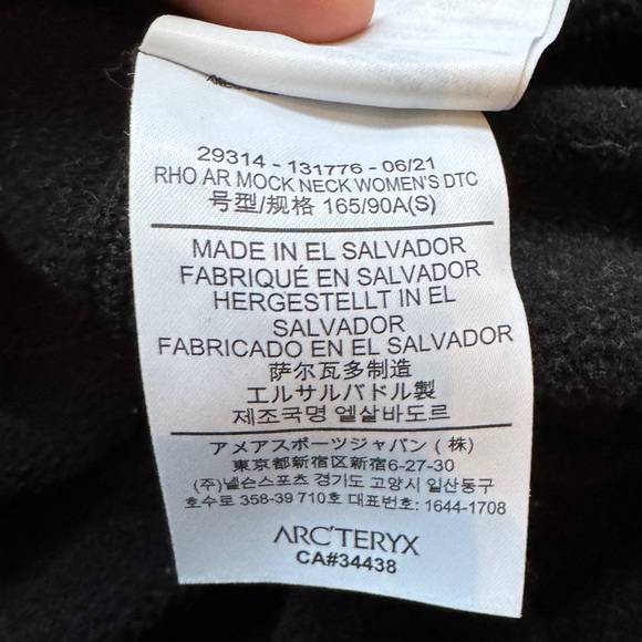 Arc’teryx RHO AR MOCK NECK WOMEN'S DTC - Picture 3 of 3